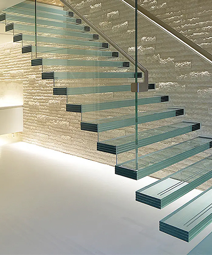 Stairs - Laminated glass